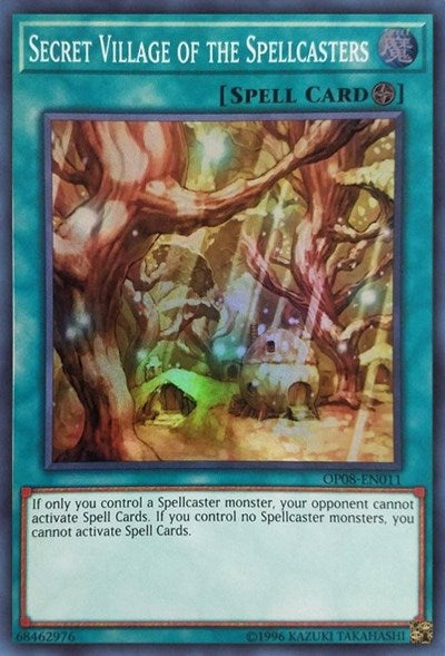 Secret Village of the Spellcasters [OP08-EN011] Super Rare | Good Games Morley