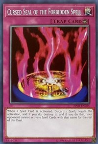 Cursed Seal of the Forbidden Spell [OP08-EN025] Common | Good Games Morley