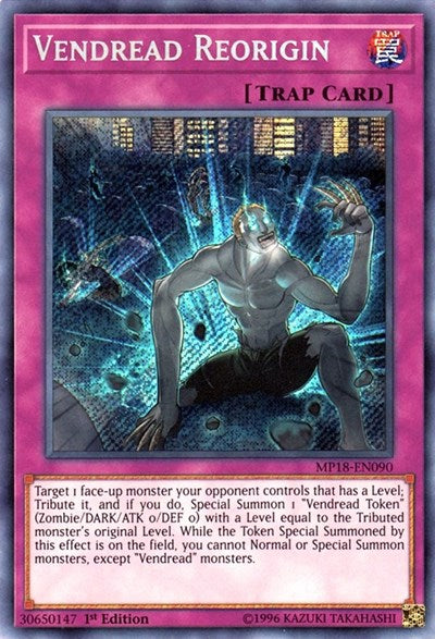 Vendread Reorigin [MP18-EN090] Secret Rare | Good Games Morley