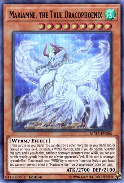 Mariamne, the True Dracophoenix [MP18-EN005] Ultra Rare | Good Games Morley