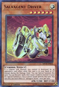 Salvagent Driver [MP18-EN034] Ultra Rare | Good Games Morley