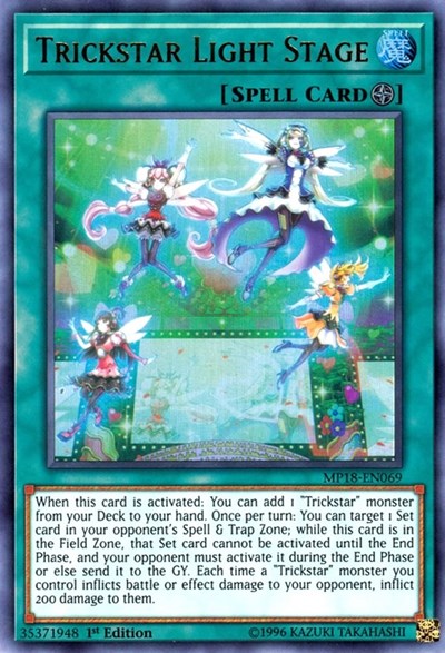 Trickstar Light Stage [MP18-EN069] Ultra Rare | Good Games Morley