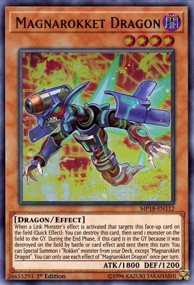Magnarokket Dragon [MP18-EN112] Ultra Rare | Good Games Morley