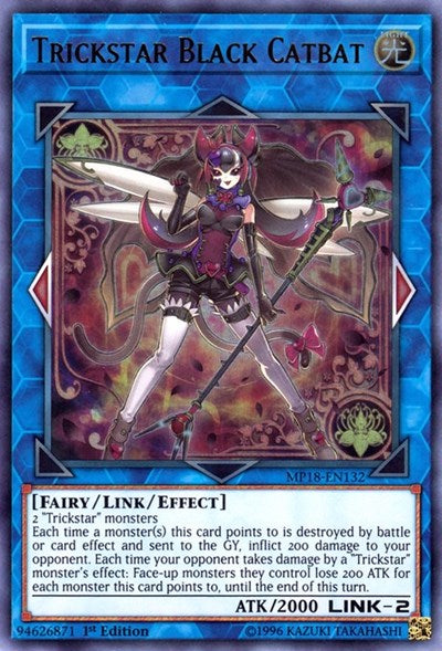 Trickstar Black Catbat [MP18-EN132] Ultra Rare | Good Games Morley