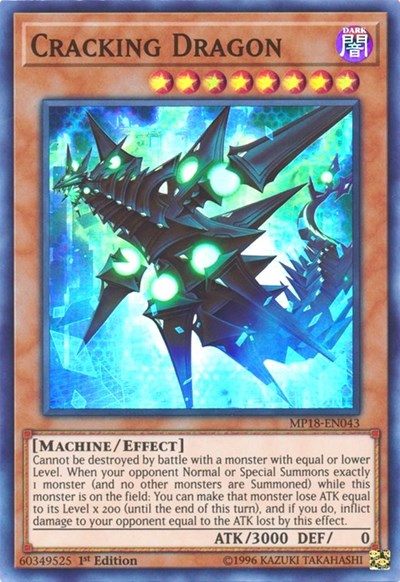 Cracking Dragon [MP18-EN043] Super Rare | Good Games Morley