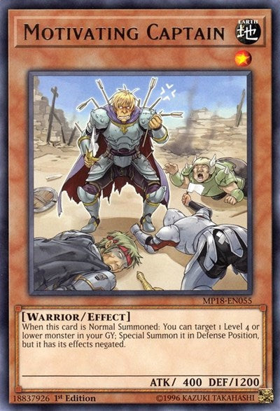 Motivating Captain [MP18-EN055] Rare | Good Games Morley