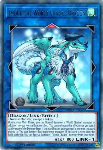 Imduk the World Chalice Dragon [MP18-EN066] Rare | Good Games Morley