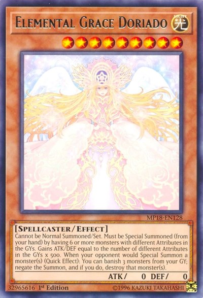 Elemental Grace Doriado [MP18-EN128] Rare | Good Games Morley