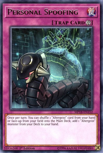 Personal Spoofing [MP18-EN152] Rare | Good Games Morley