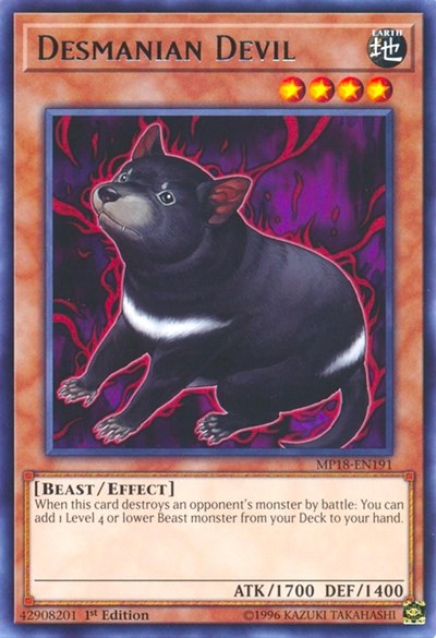 Desmanian Devil [MP18-EN191] Rare | Good Games Morley