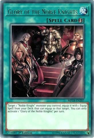 Glory of the Noble Knights [MP18-EN207] Rare | Good Games Morley