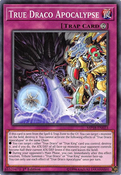 True Draco Apocalypse [MP18-EN023] Common | Good Games Morley