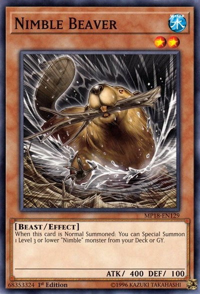 Nimble Beaver [MP18-EN129] Short Print | Good Games Morley