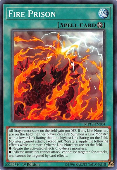 Fire Prison [MP18-EN204] Common | Good Games Morley
