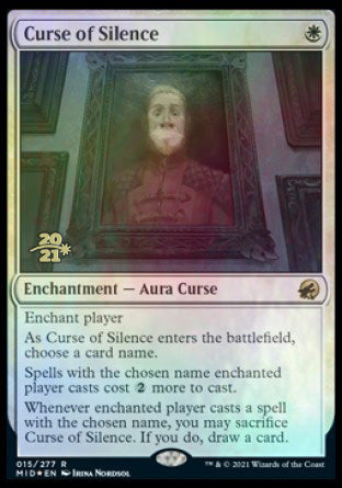 Curse of Silence [Innistrad: Midnight Hunt Prerelease Promos] | Good Games Morley