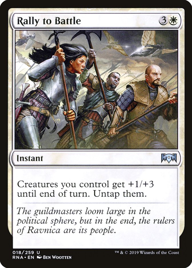 Rally to Battle [Ravnica Allegiance] | Good Games Morley