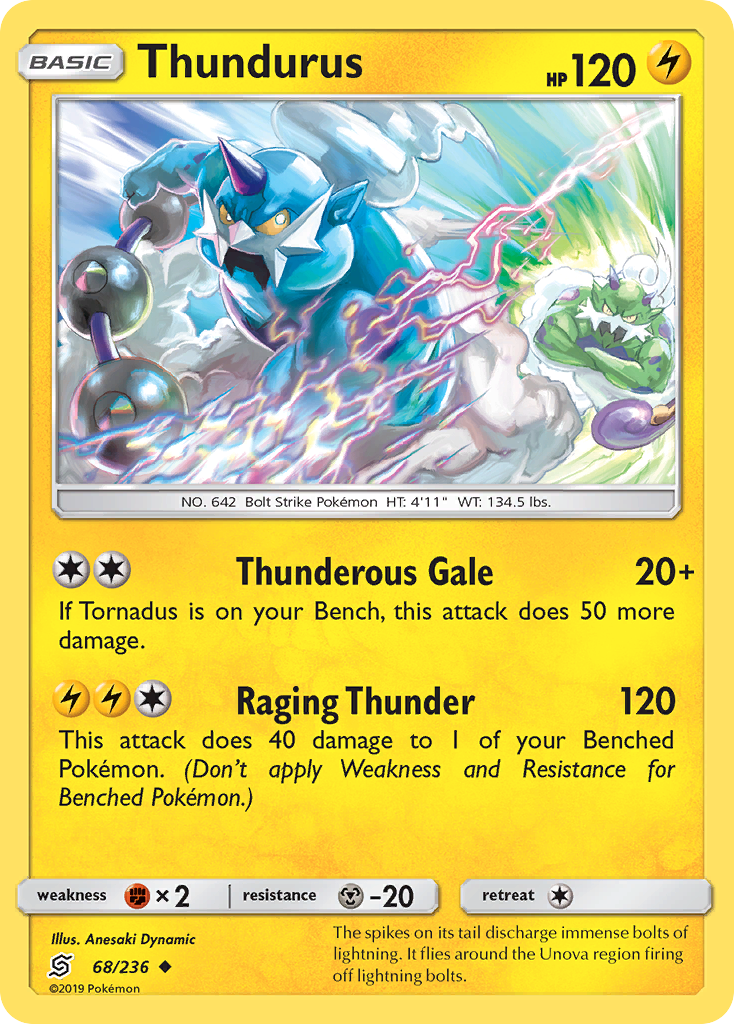 Thundurus (68/236) [Sun & Moon: Unified Minds] | Good Games Morley