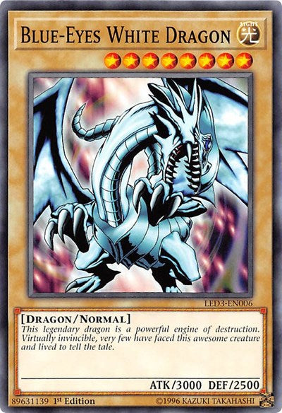 Blue-Eyes White Dragon [LED3-EN006] Common | Good Games Morley