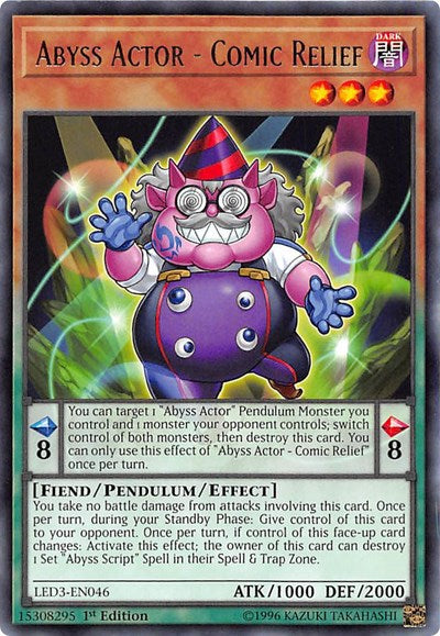 Abyss Actor - Comic Relief [LED3-EN046] Rare | Good Games Morley