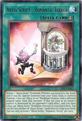 Abyss Script - Romantic Terror [LED3-EN047] Rare | Good Games Morley
