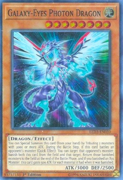 Galaxy-Eyes Photon Dragon [LED3-EN039] Super Rare | Good Games Morley