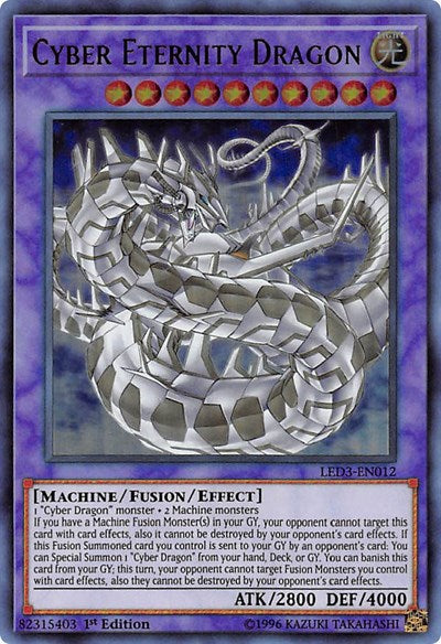 Cyber Eternity Dragon [LED3-EN012] Ultra Rare | Good Games Morley