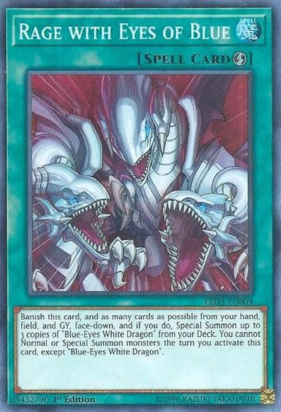 Rage with Eyes of Blue [LED3-EN004] Super Rare | Good Games Morley
