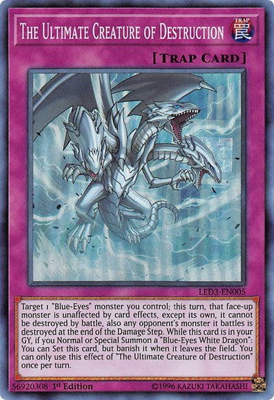 The Ultimate Creature of Destruction [LED3-EN005] Super Rare | Good Games Morley