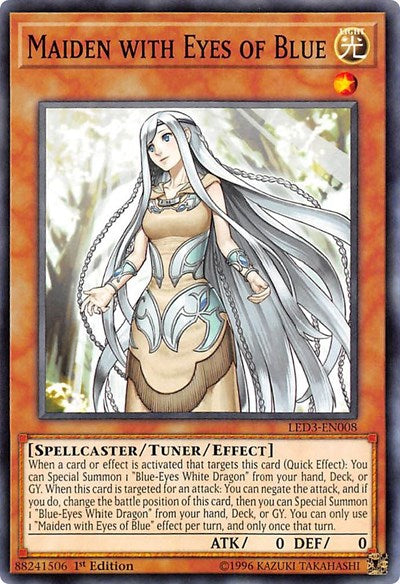 Maiden with Eyes of Blue [LED3-EN008] Common | Good Games Morley