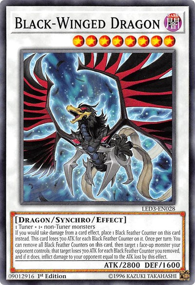 Black-Winged Dragon [LED3-EN028] Common | Good Games Morley