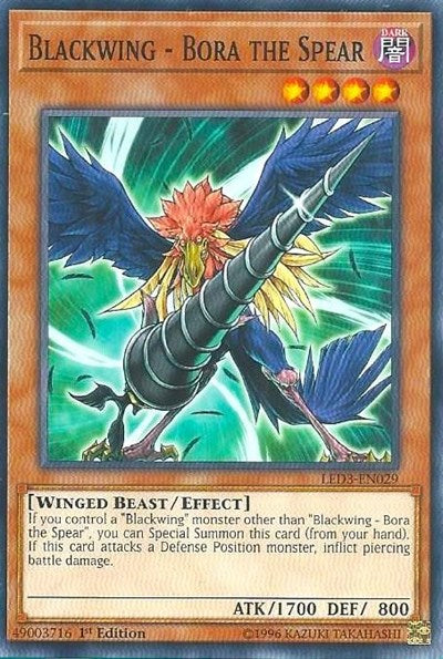 Blackwing - Bora the Spear [LED3-EN029] Common | Good Games Morley