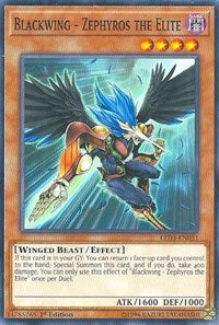 Blackwing - Zephyros the Elite [LED3-EN031] Common | Good Games Morley