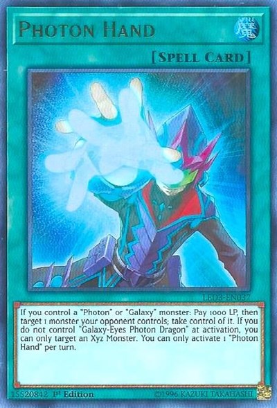 Photon Hand [LED3-EN037] Ultra Rare | Good Games Morley