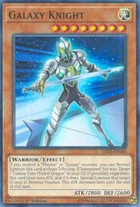 Galaxy Knight [LED3-EN040] Super Rare | Good Games Morley