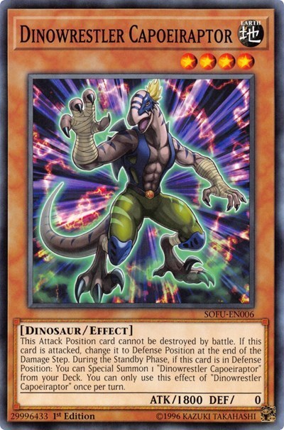 Dinowrestler Capoeiraptor [SOFU-EN006] Common | Good Games Morley