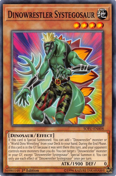 Dinowrestler Systegosaur [SOFU-EN008] Common | Good Games Morley