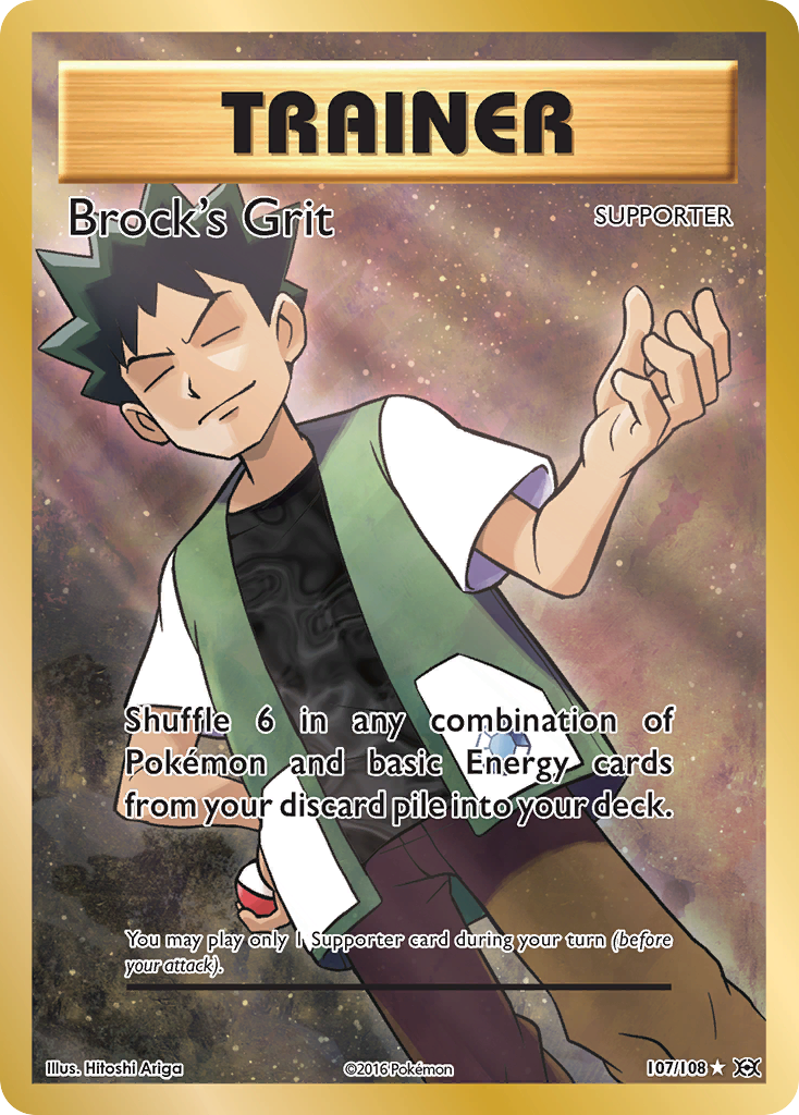 Brock's Grit (107/108) [XY: Evolutions] | Good Games Morley