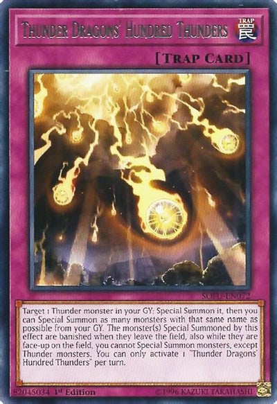 Thunder Dragons' Hundred Thunders [SOFU-EN072] Rare | Good Games Morley