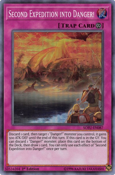 Second Expedition into Danger! [SOFU-EN087] Super Rare | Good Games Morley