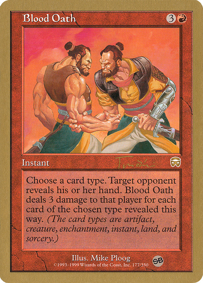 Blood Oath (Jan Tomcani) (SB) [World Championship Decks 2001] | Good Games Morley