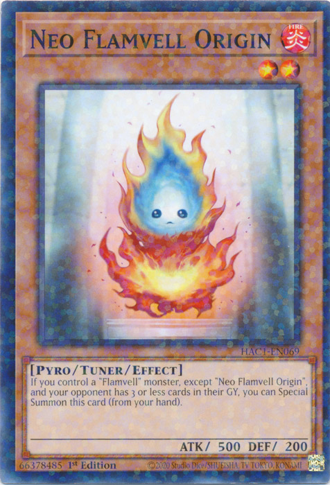 Neo Flamvell Origin (Duel Terminal) [HAC1-EN069] Common | Good Games Morley