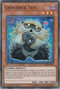 Ghostrick Yeti [AC18-EN004] Super Rare | Good Games Morley