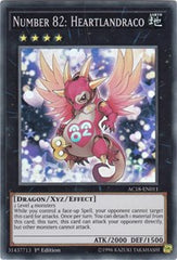 Number 82: Heartlandraco [AC18-EN011] Super Rare | Good Games Morley