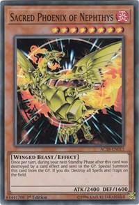 Sacred Phoenix of Nephthys [AC18-EN013] Super Rare | Good Games Morley