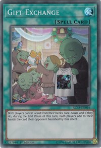 Gift Exchange [AC18-EN016] Super Rare | Good Games Morley