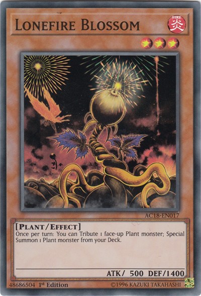 Lonefire Blossom [AC18-EN017] Super Rare | Good Games Morley