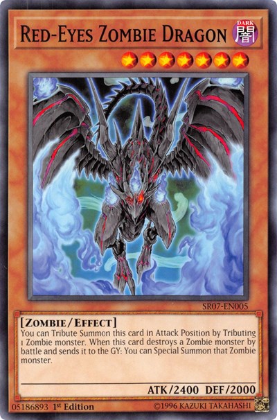 Red-Eyes Zombie Dragon [SR07-EN005] Common | Good Games Morley