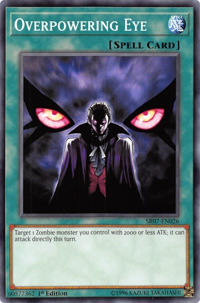 Overpowering Eye [SR07-EN026] Common | Good Games Morley