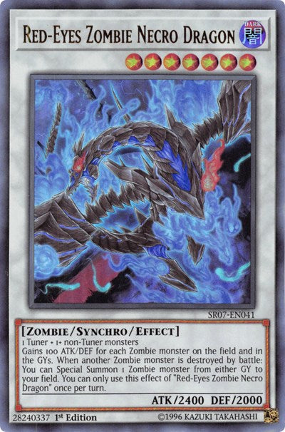 Red-Eyes Zombie Necro Dragon [SR07-EN041] Ultra Rare | Good Games Morley