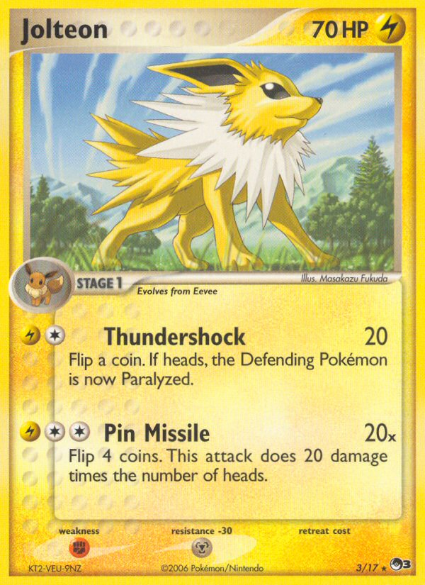 Jolteon (3/17) [POP Series 3] | Good Games Morley